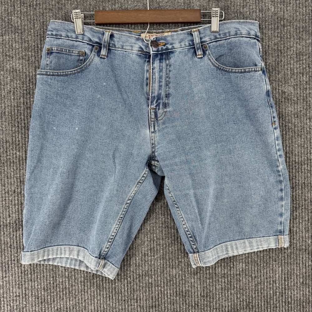 Vintage Big Mac denim shorts 36x10 cuffed jorts classic workwear 90s y2k jeans